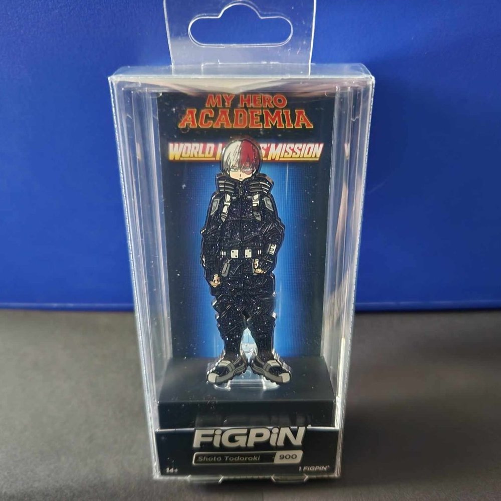 My Hero Academia Shoto Todoroki 900 Figpin - Gamestop Exclusive - Glitter - NWT
